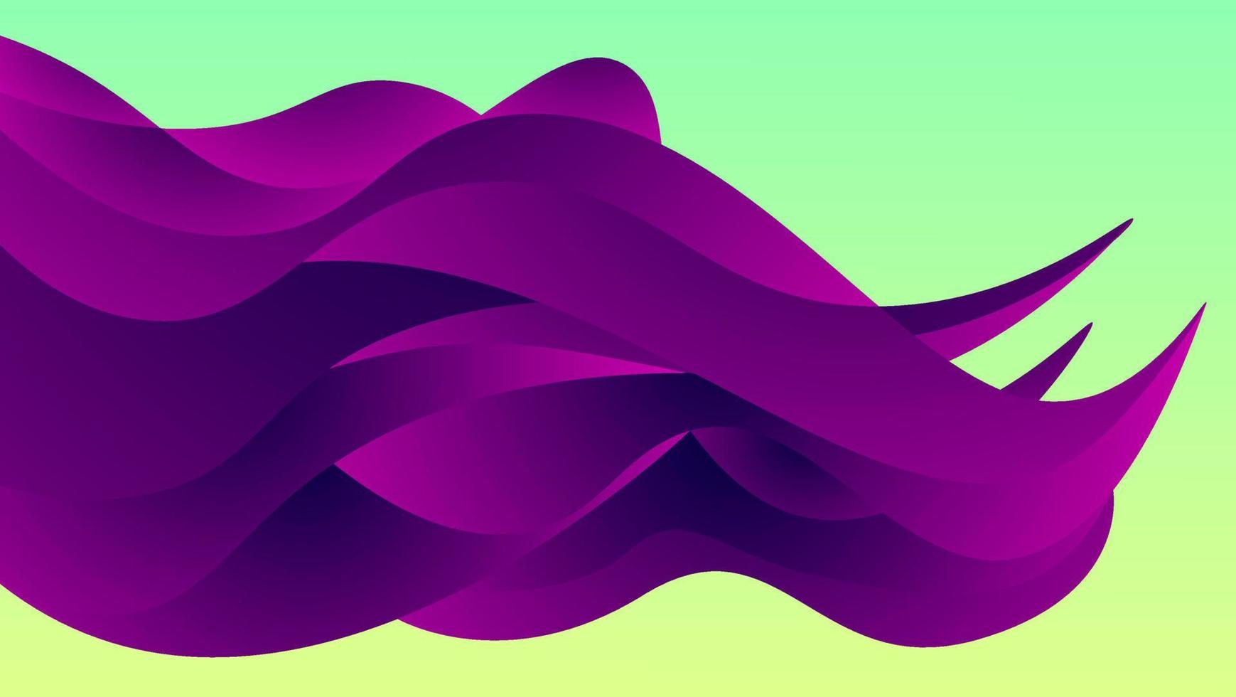 fondo de onda púrpura vector