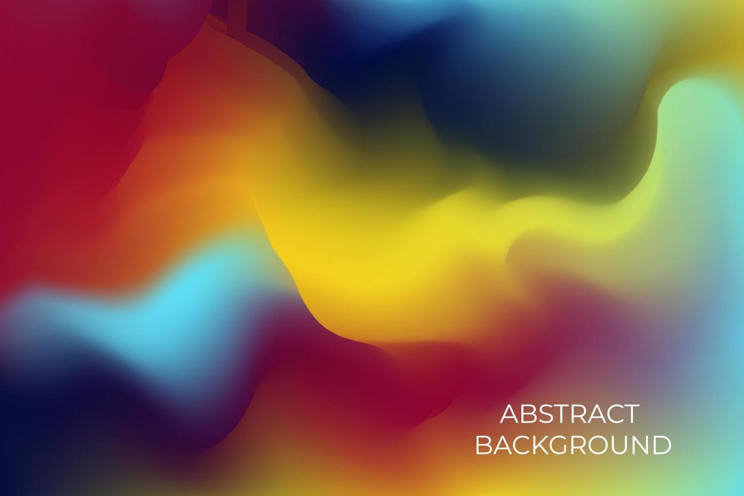 Abstract Colorful Fluid Background Design Template vector