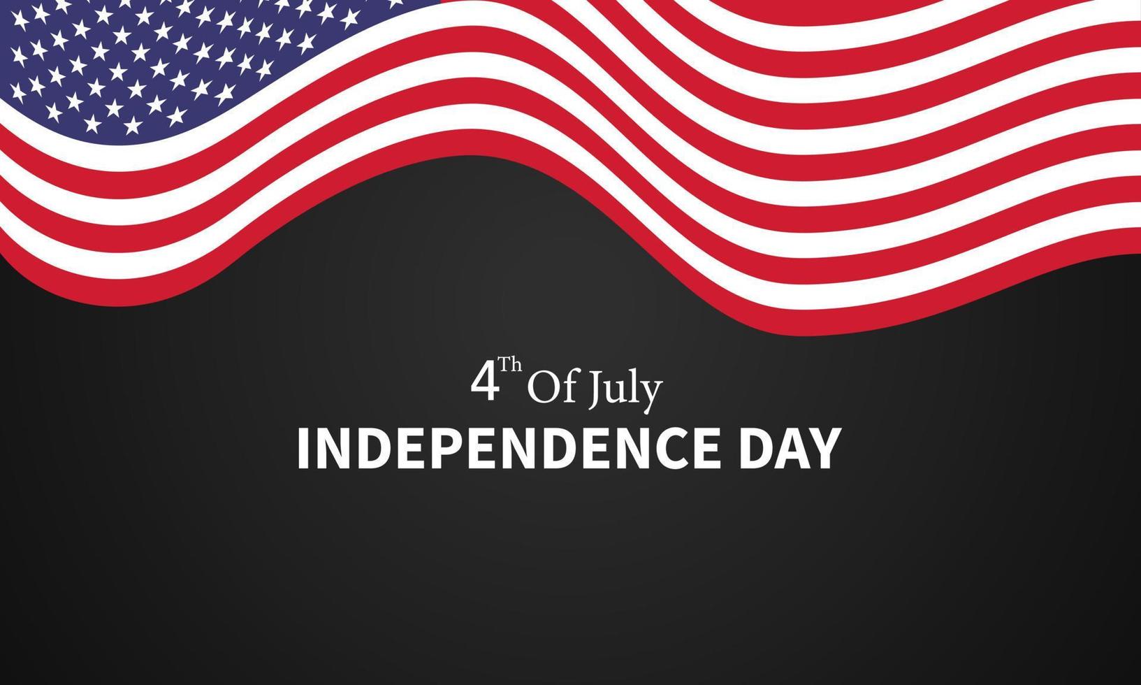 Fourth of July Independence Day. Vector illustration design