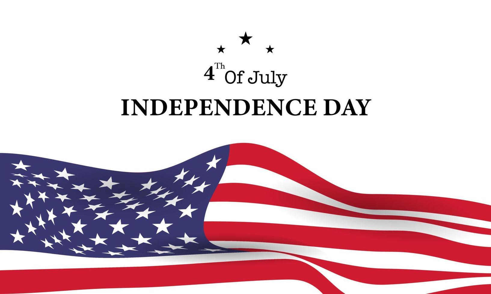 Fourth of July Independence Day. Vector illustration design