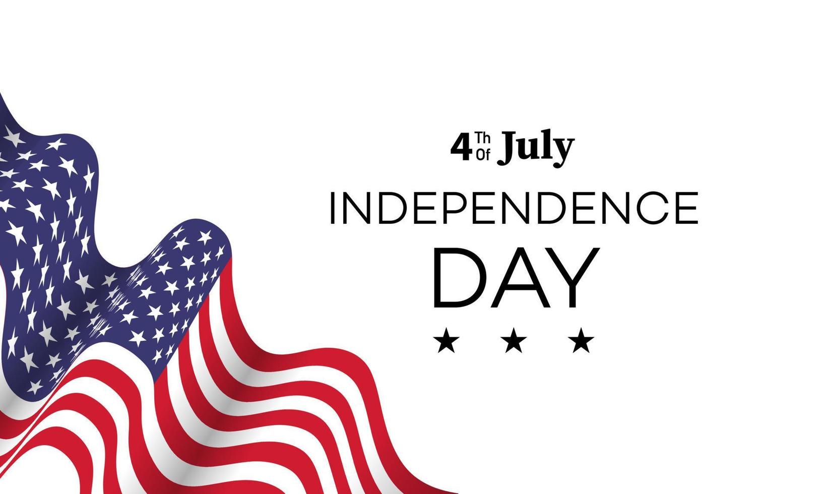 Fourth of July Independence Day. Vector illustration design