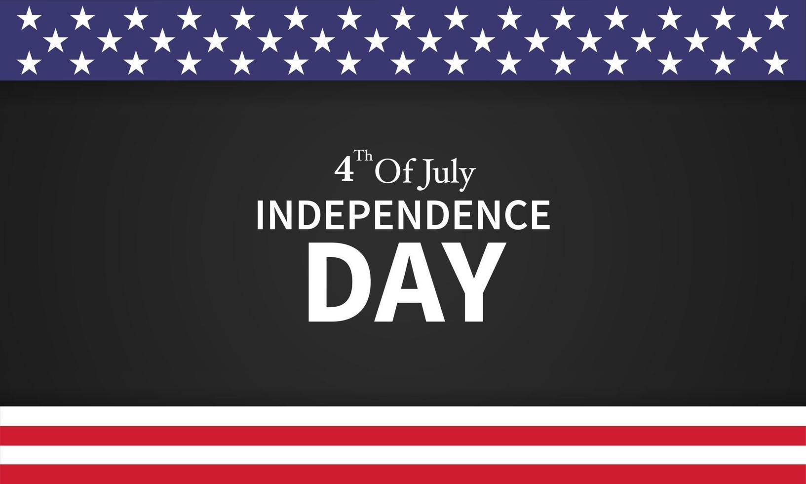 Fourth of July Independence Day. Vector illustration design