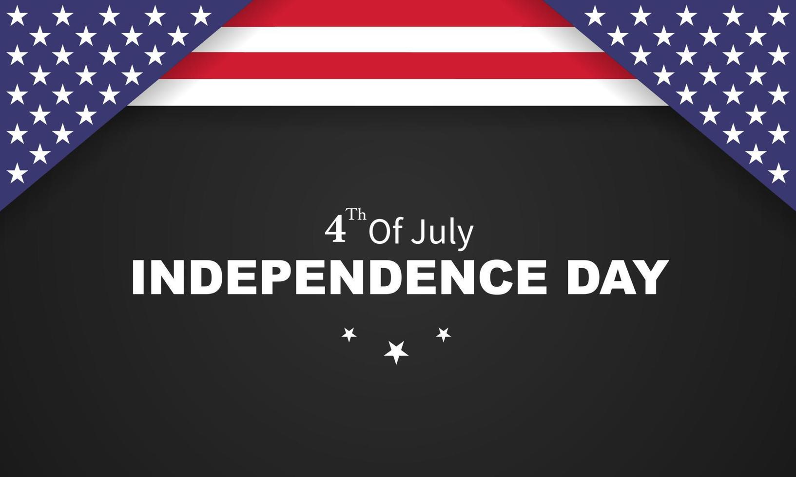 Fourth of July Independence Day. Vector illustration design