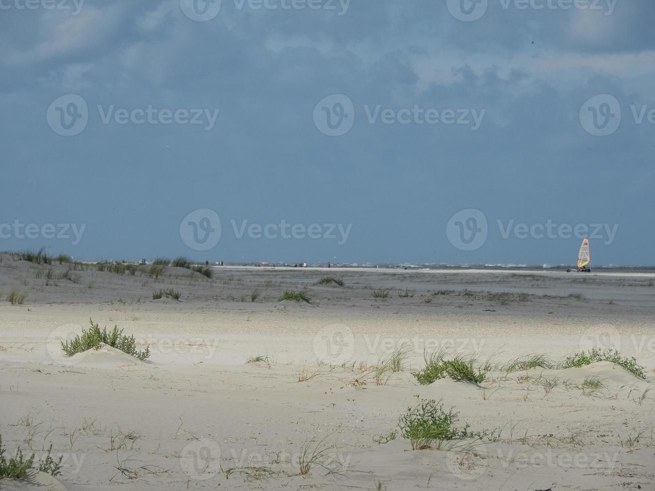 the island of Spiekeroog in germany photo