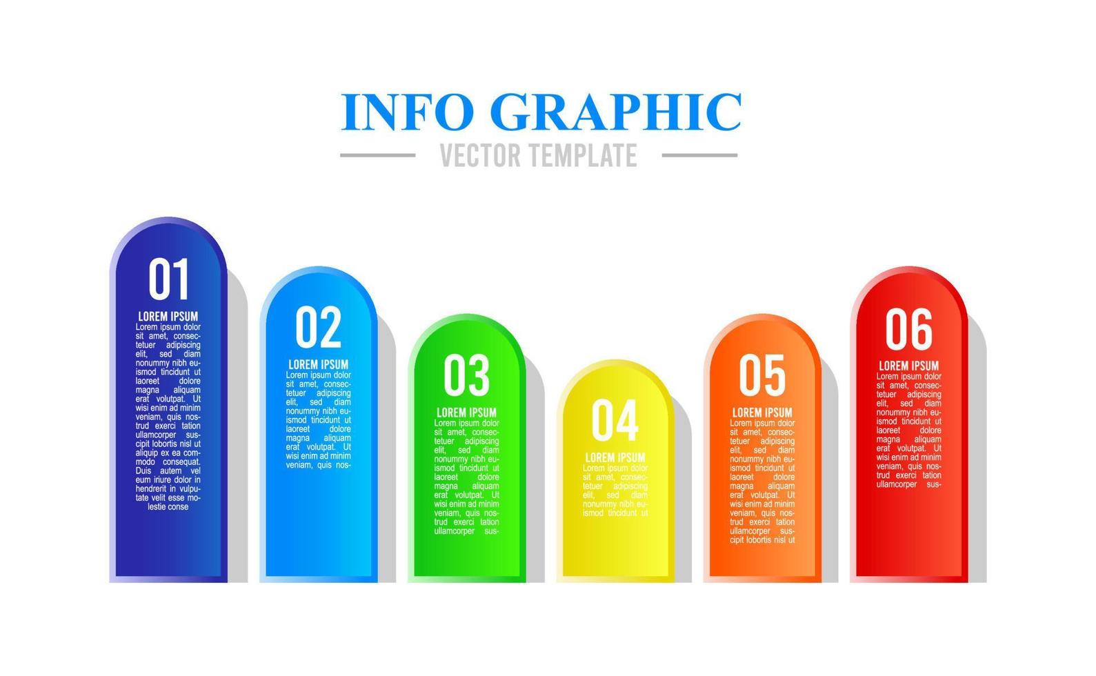 plantilla vectorial de colección de elementos infográficos. progreso del negocio del trabajo vector