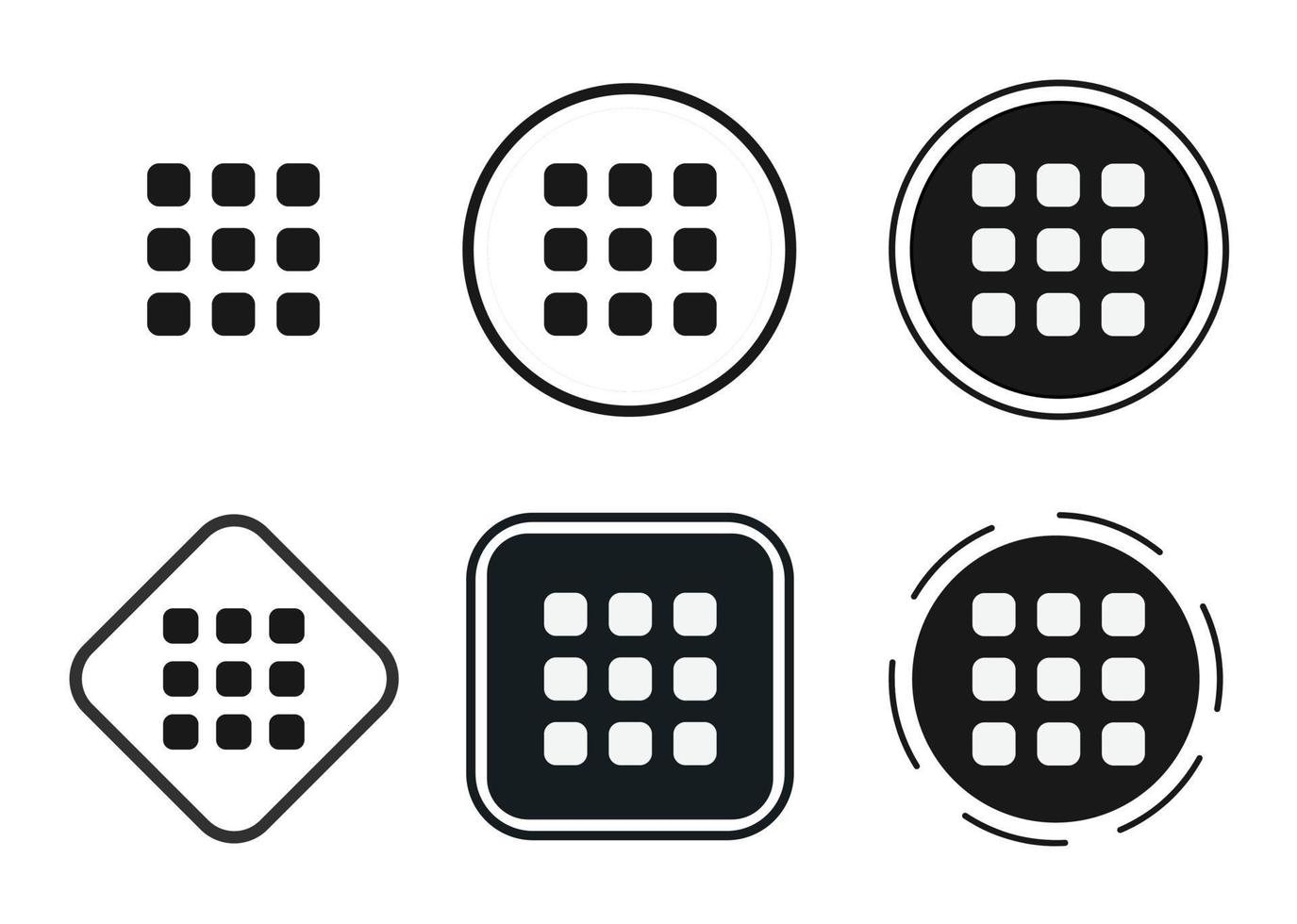 apps icon . web icon set . icons collection flat. Simple vector illustration.