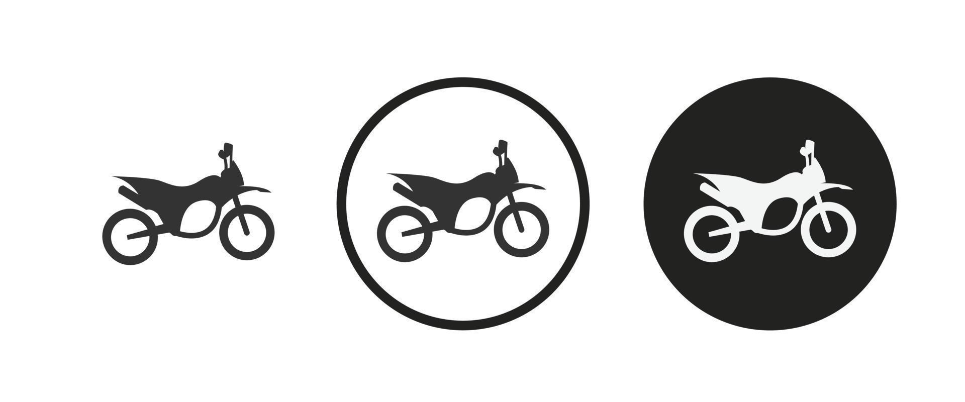 icono de motocross. conjunto de iconos web .ilustración vectorial vector