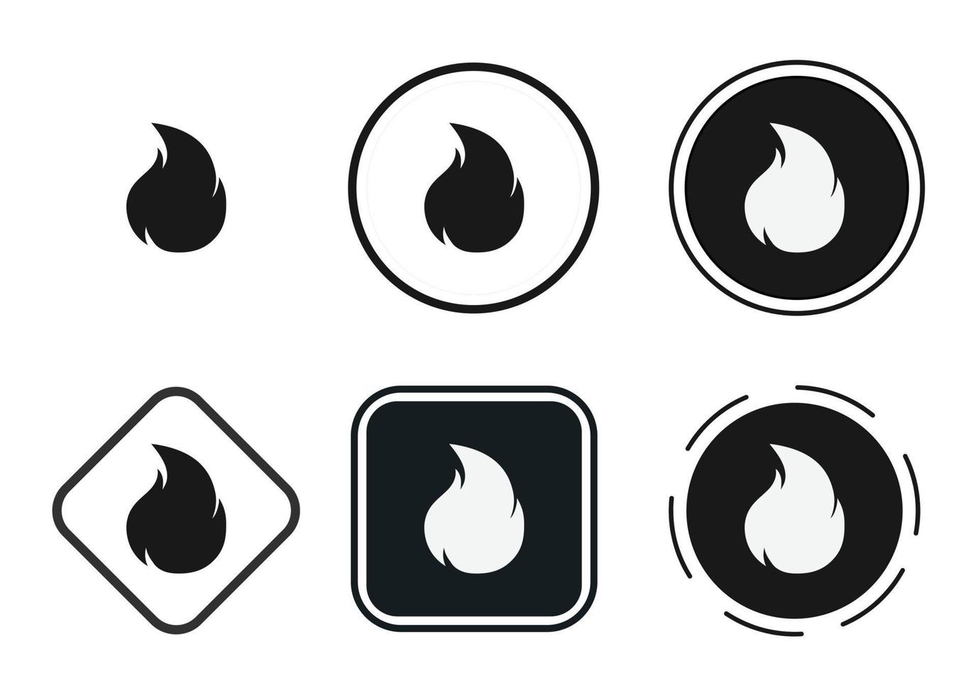 flame icon . web icon set . icons collection flat. Simple vector illustration.