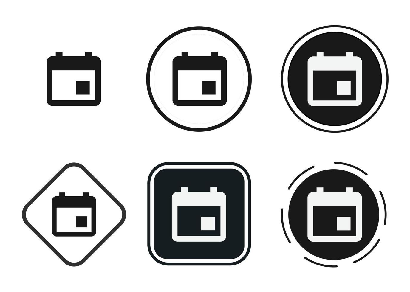 calendar icon . web icon set . icons collection flat. Simple vector illustration.