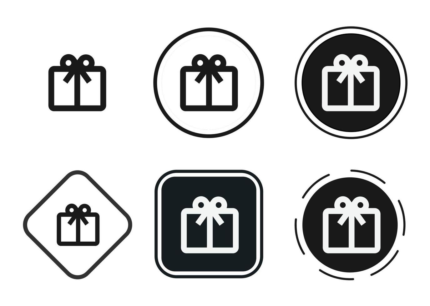 gift icon . web icon set . icons collection flat. Simple vector illustration.