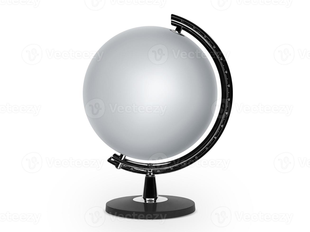 Globe isolated on white background photo