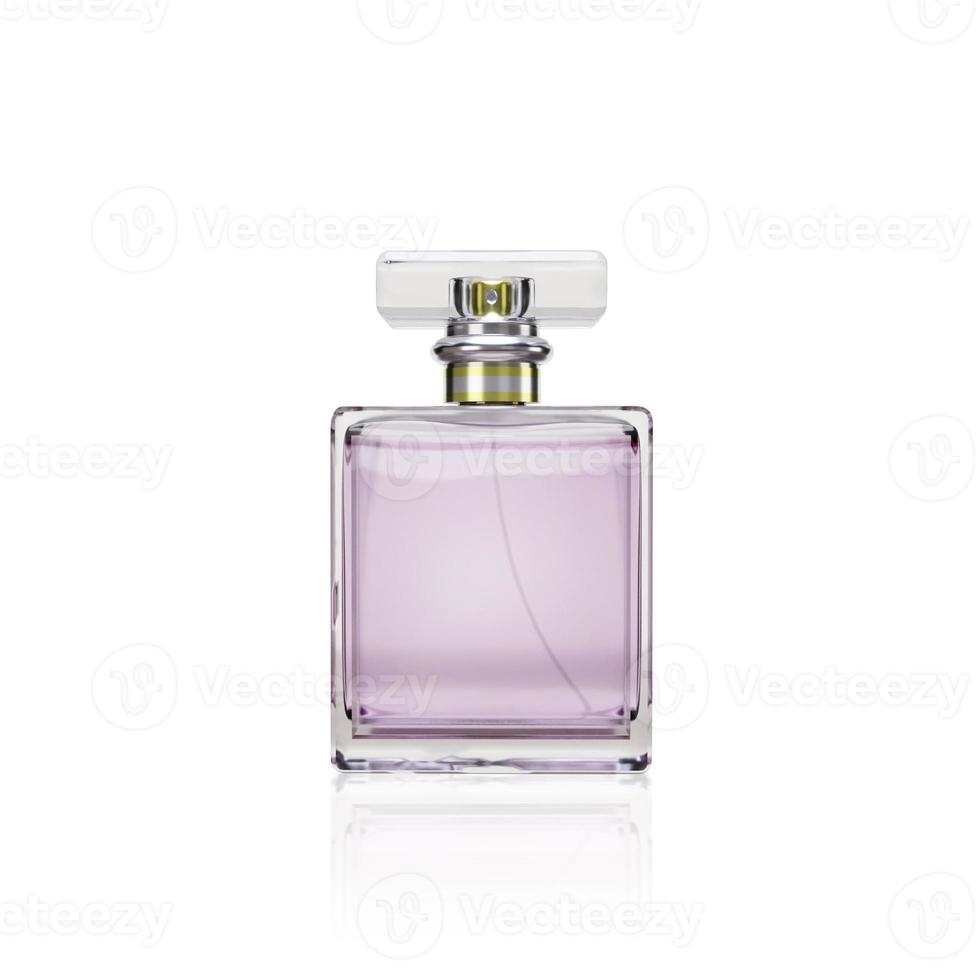 Perfume bottle on a white background. 3d render photo
