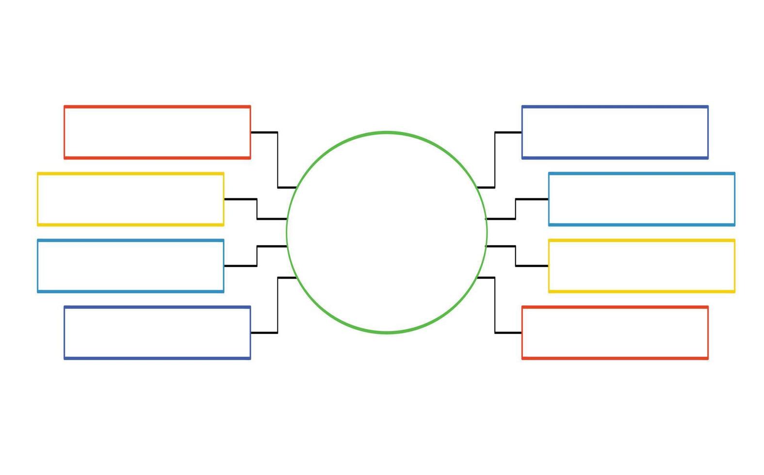 diagrama de flujo lineal. ilustración de negocios infográficos, gráficos y planificación de diagramas vector