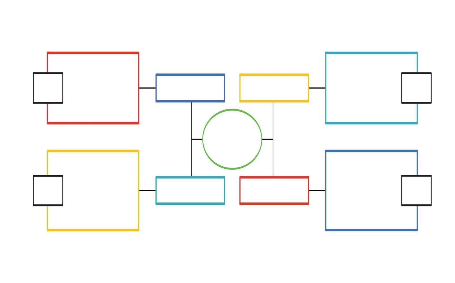 Linear Flowchart. Illustration of infographic business, graph and diagram planning vector