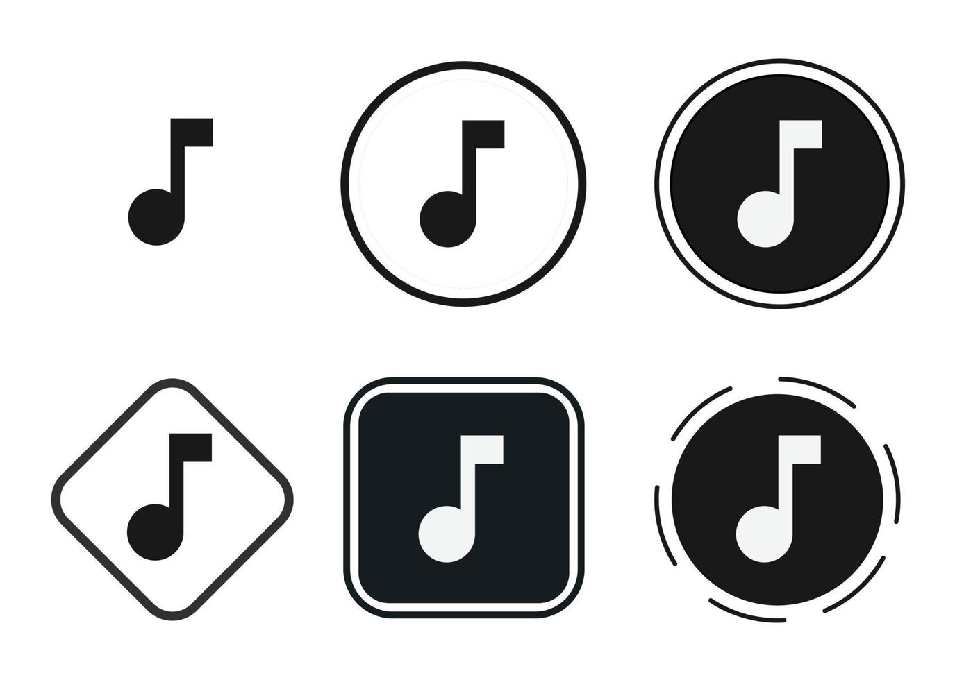 musical note icon . web icon set . icons collection flat. Simple vector illustration.