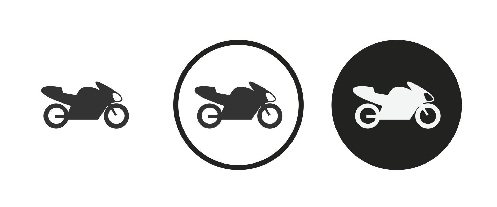 icono de motocross. conjunto de iconos web .ilustración vectorial vector