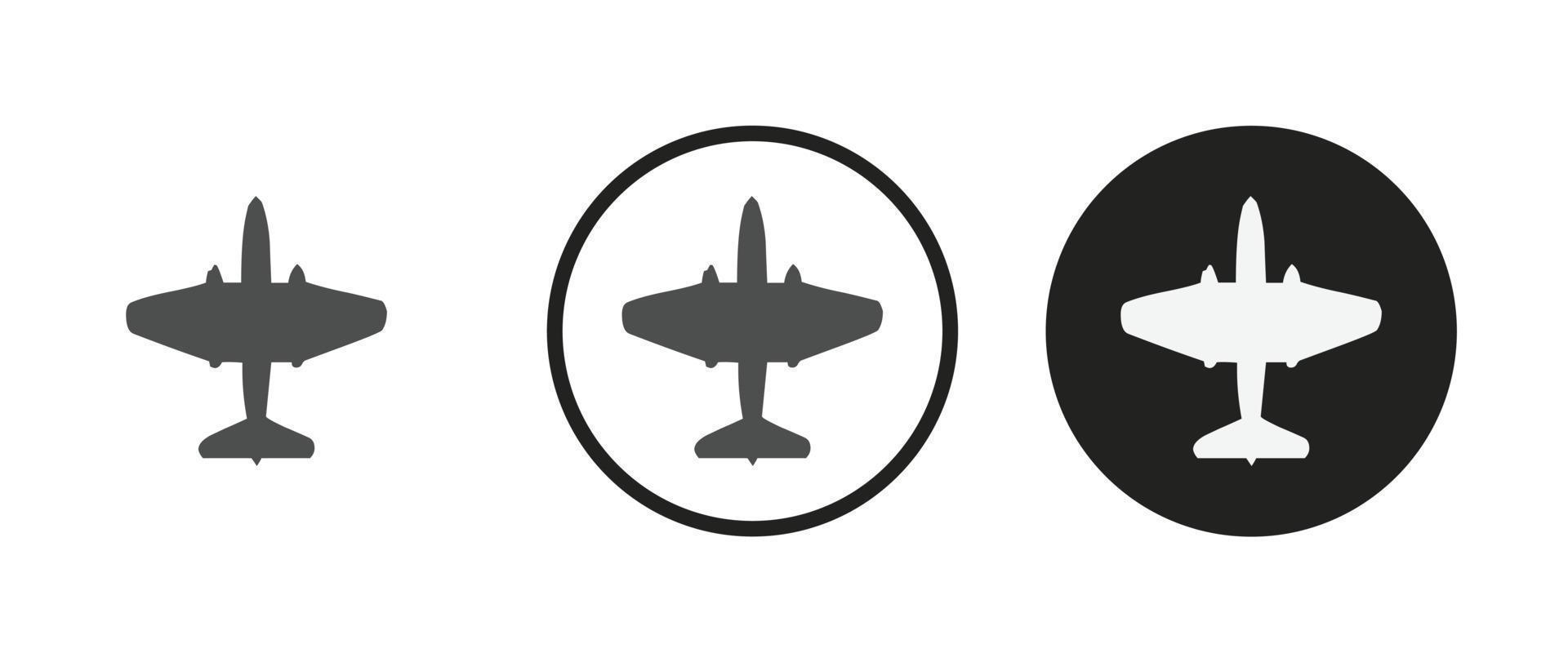 Propeller plane icon . web icon set .vector illustration vector