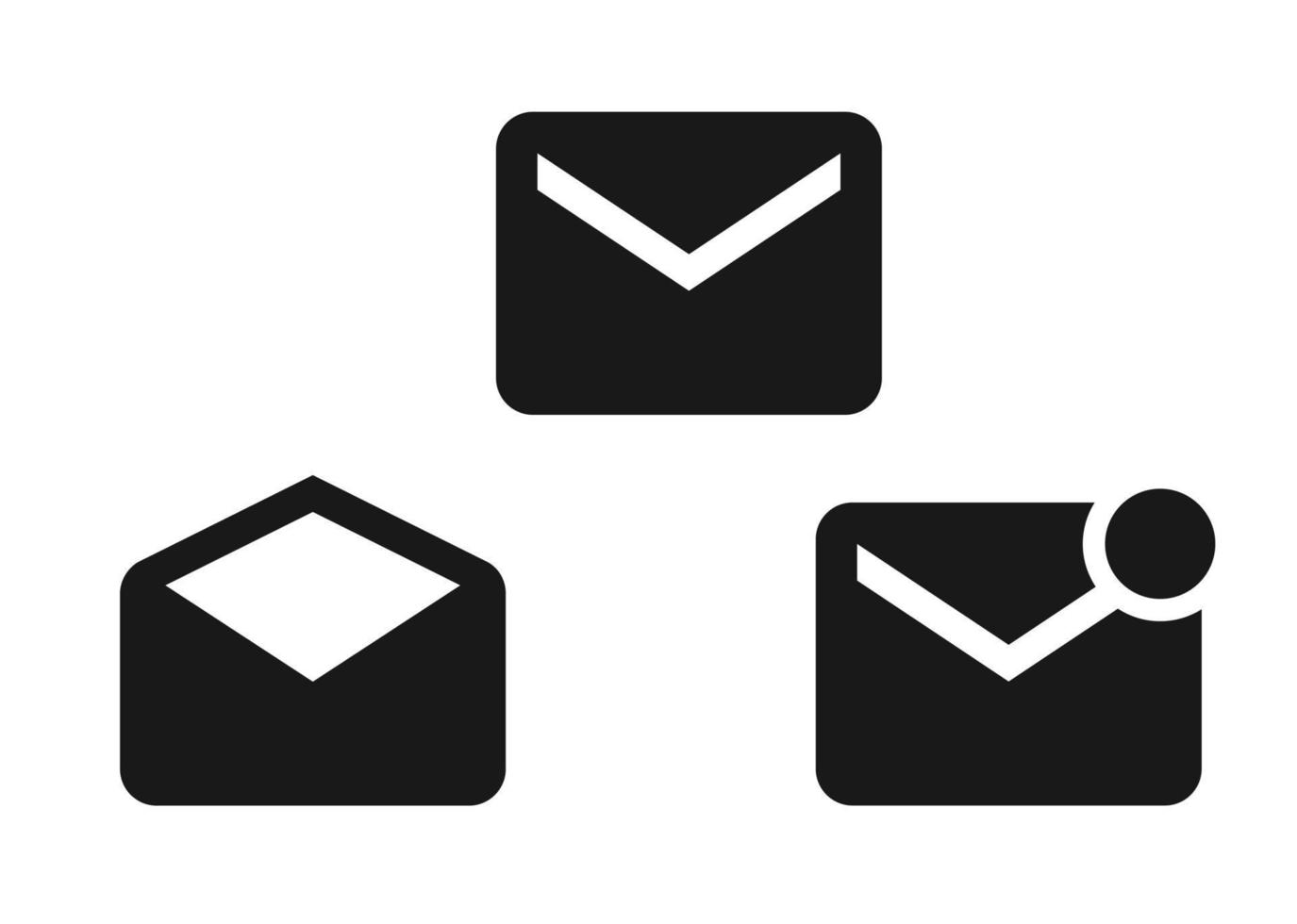 mail icon . web icon set . icons collection flat. Simple vector ...