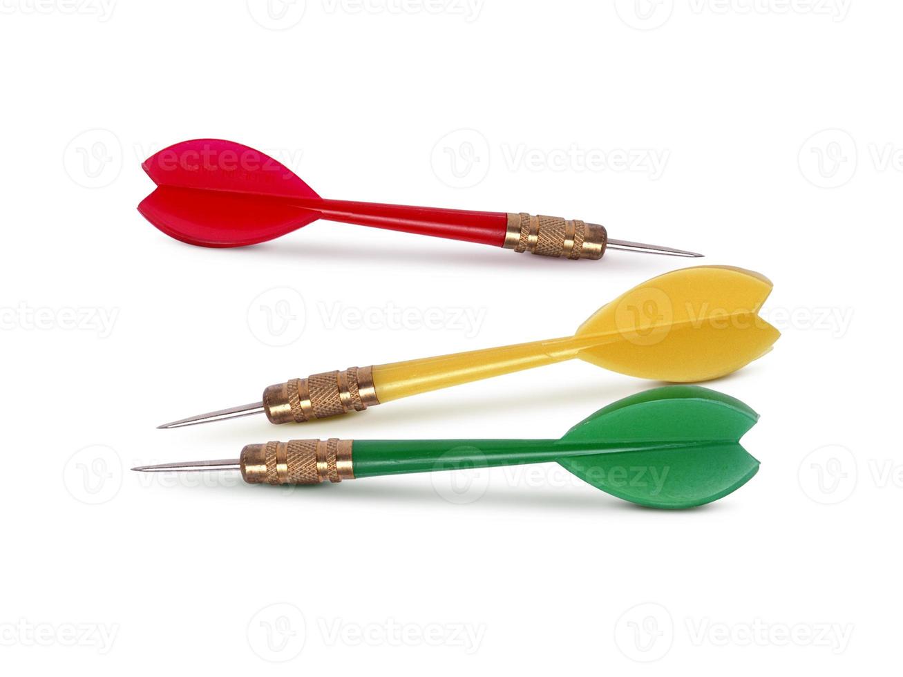 Dart isolated on white background photo