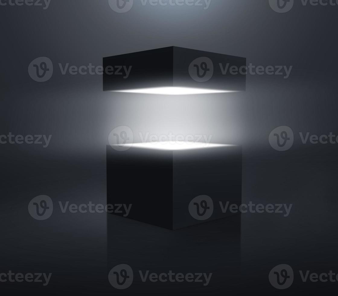 Open the mysterious Pandora's box with rays of light photo