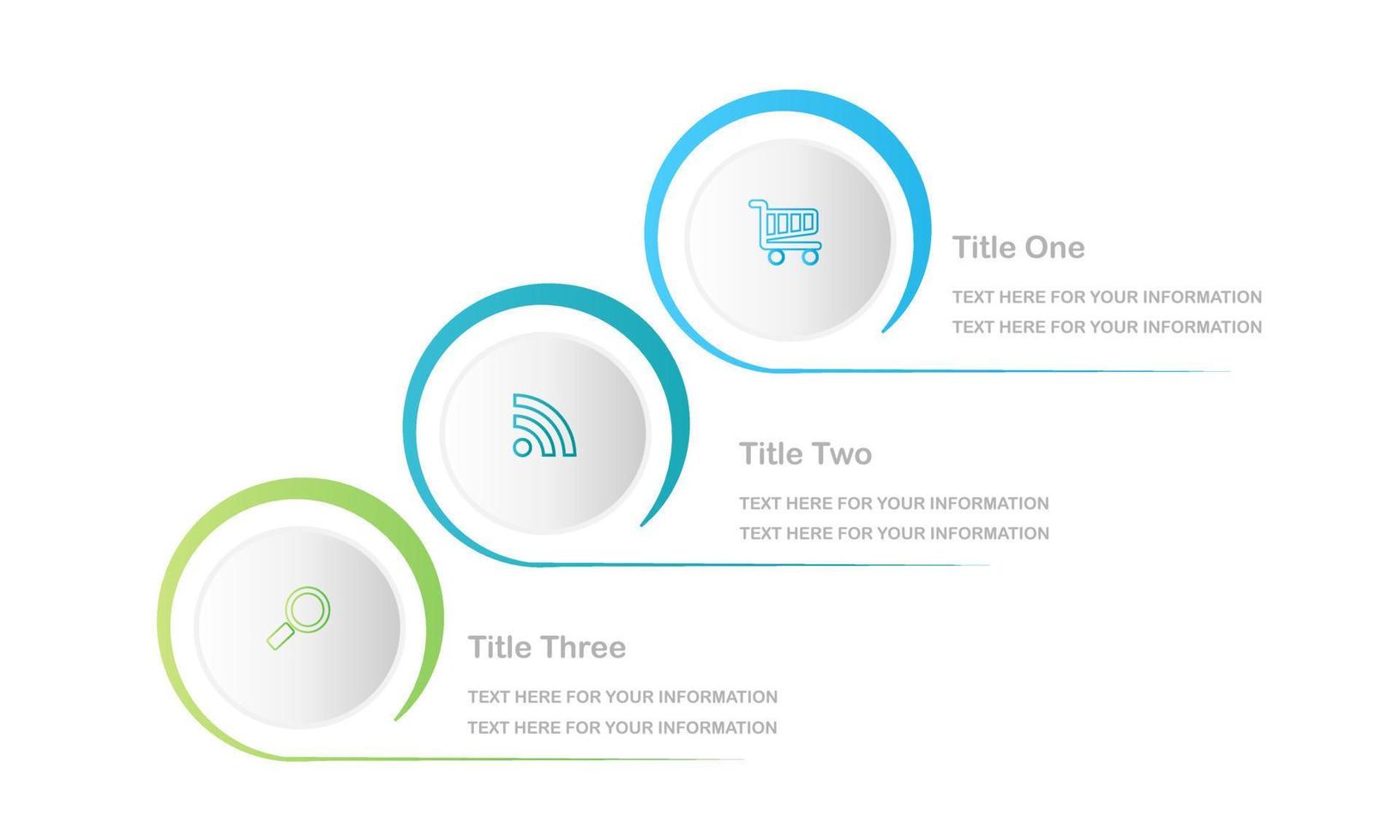 infographic for business presentation concept vector