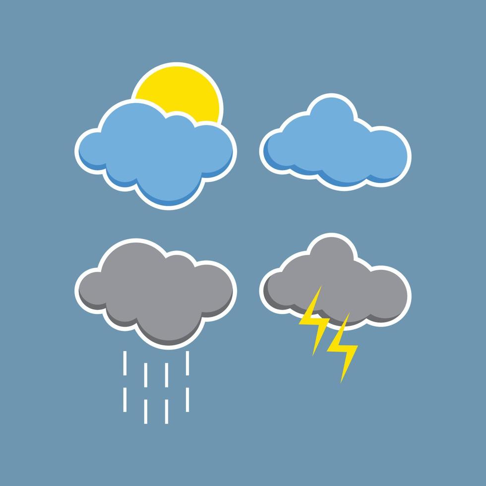 Cloud Illustration Pack vector