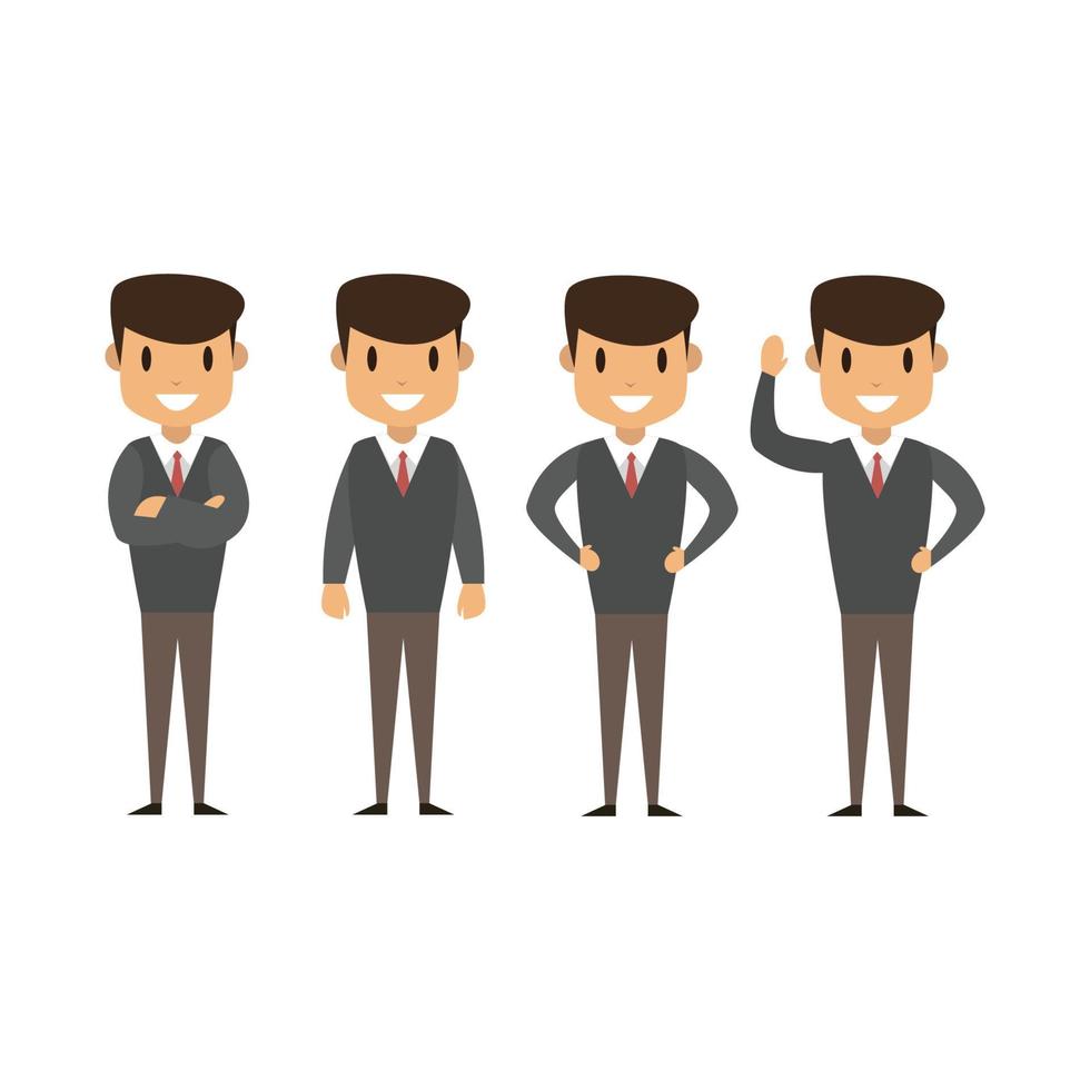 Businessman Character Pack vector