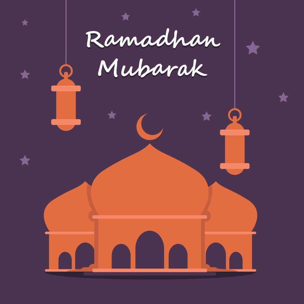 Ramadhan Card Illustration vector