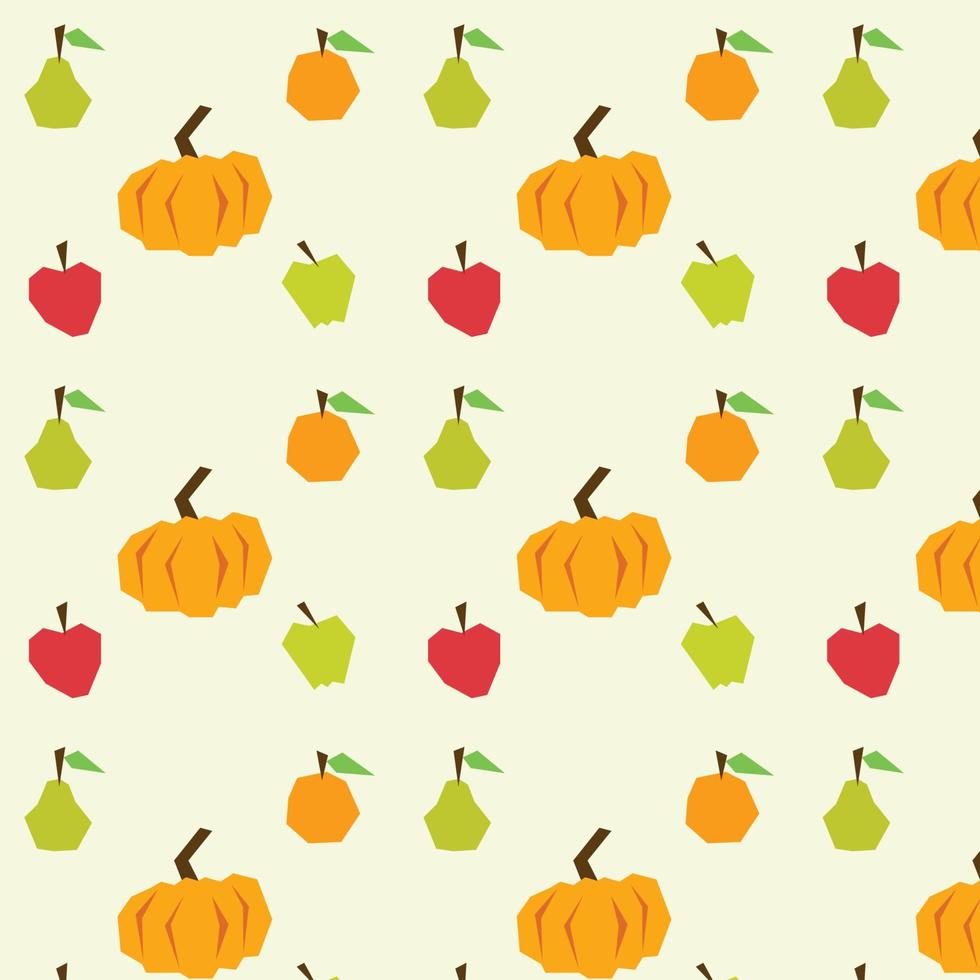 Fruit Tile Background Design Wallpaper vector