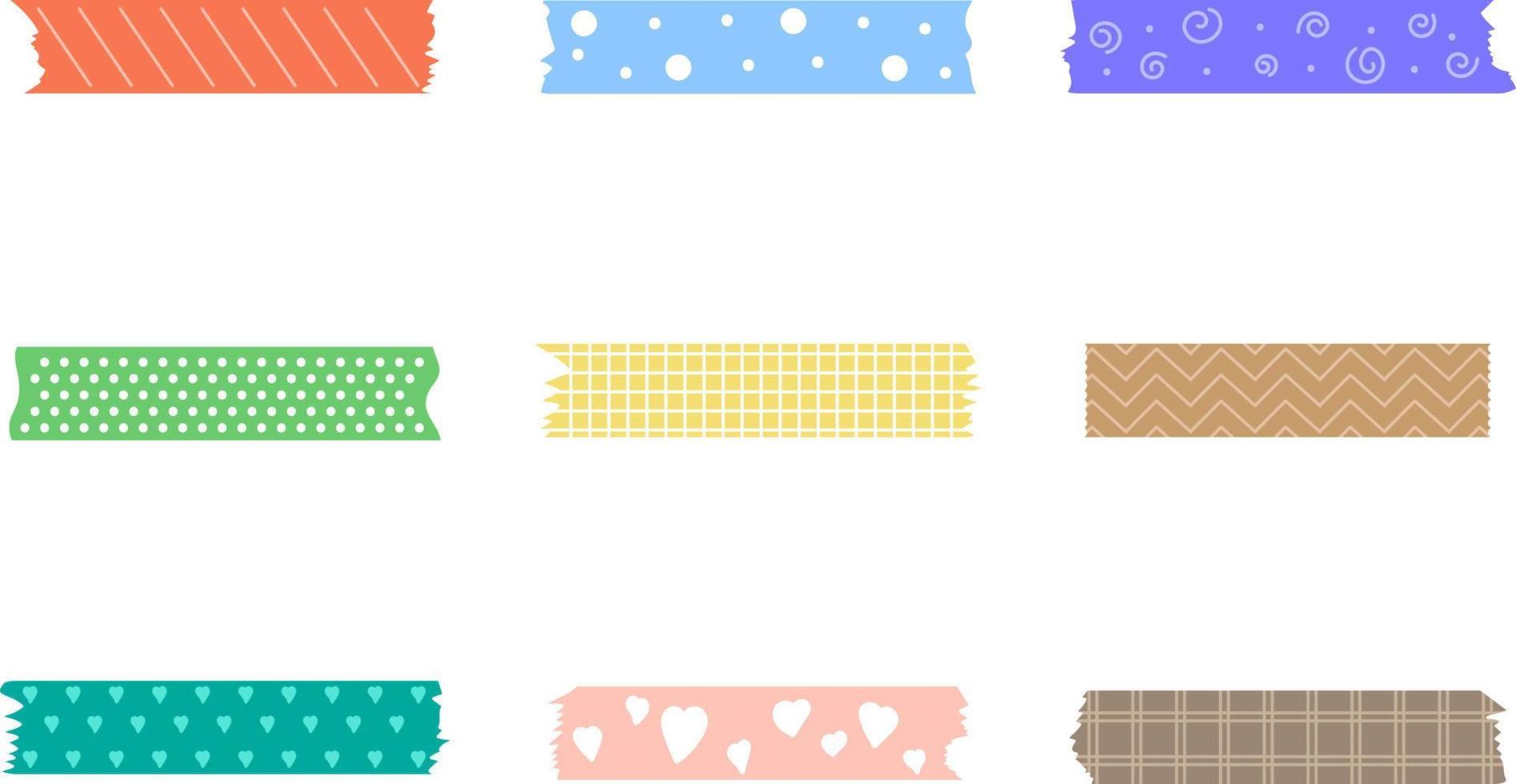 Cute Sticky Tape vector