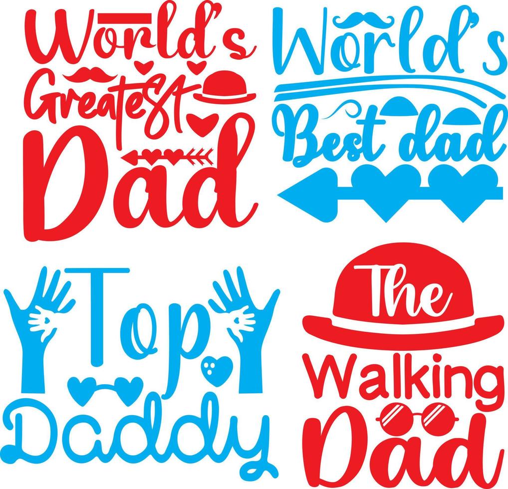 DAD SVG T-SHIRT DESIGN vector