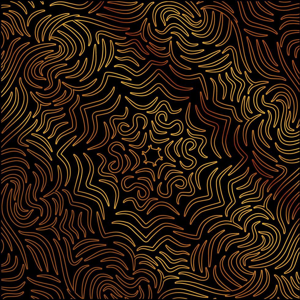 Luxury golden design with dark background. Abstract vector illustration.