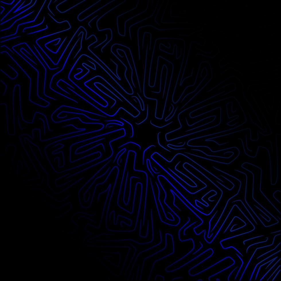 Luxury blue design with dark background. Abstract vector illustration.