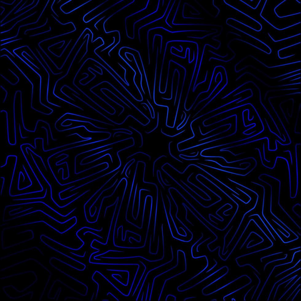 Luxury blue design with dark background. Abstract vector illustration.
