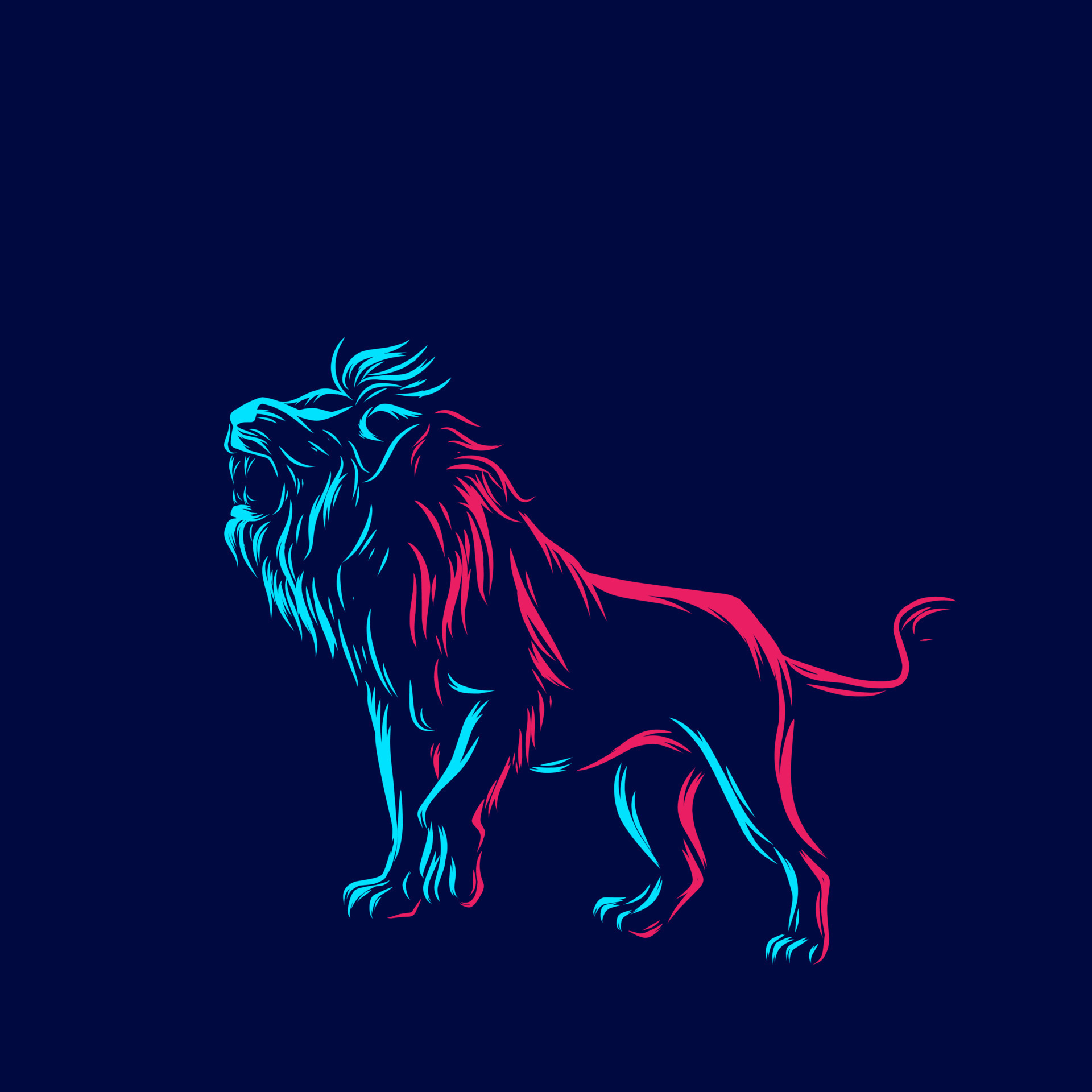 abstract lion wallpapers