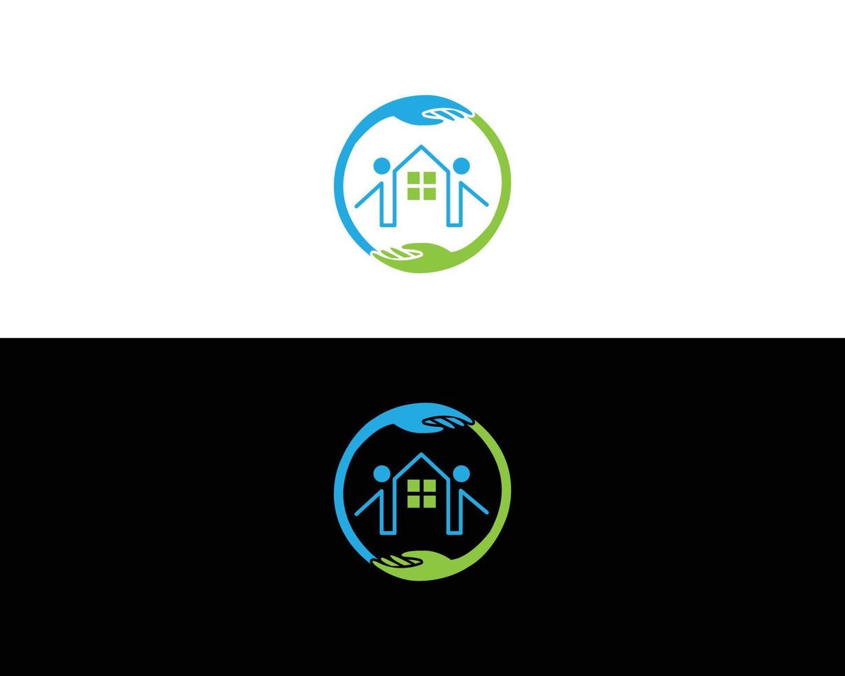 plantilla de diseño de logotipo inmobiliario, vector de concepto de diseño de logotipo de casa y edificio