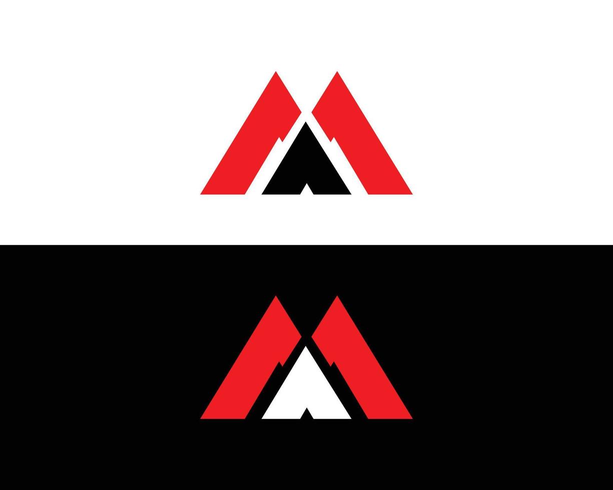 MA And AM Letter Logo And Icon Vector Element Design.