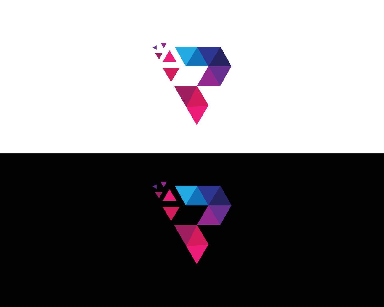 logotipo de letra r y diseño de elementos vectoriales de iconos. vector