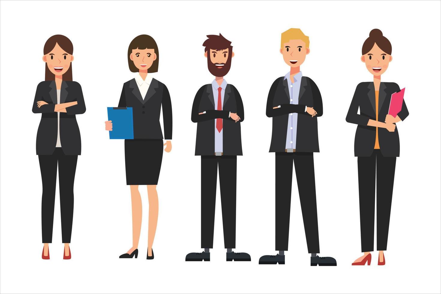 Business People teamwork ,Vector illustration cartoon character. vector