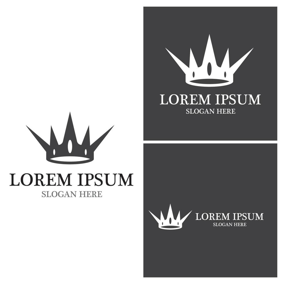 Crown Logo Template vector icon