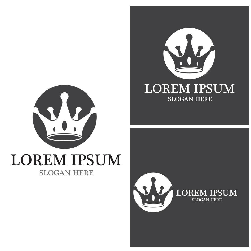 Crown Logo Template vector icon