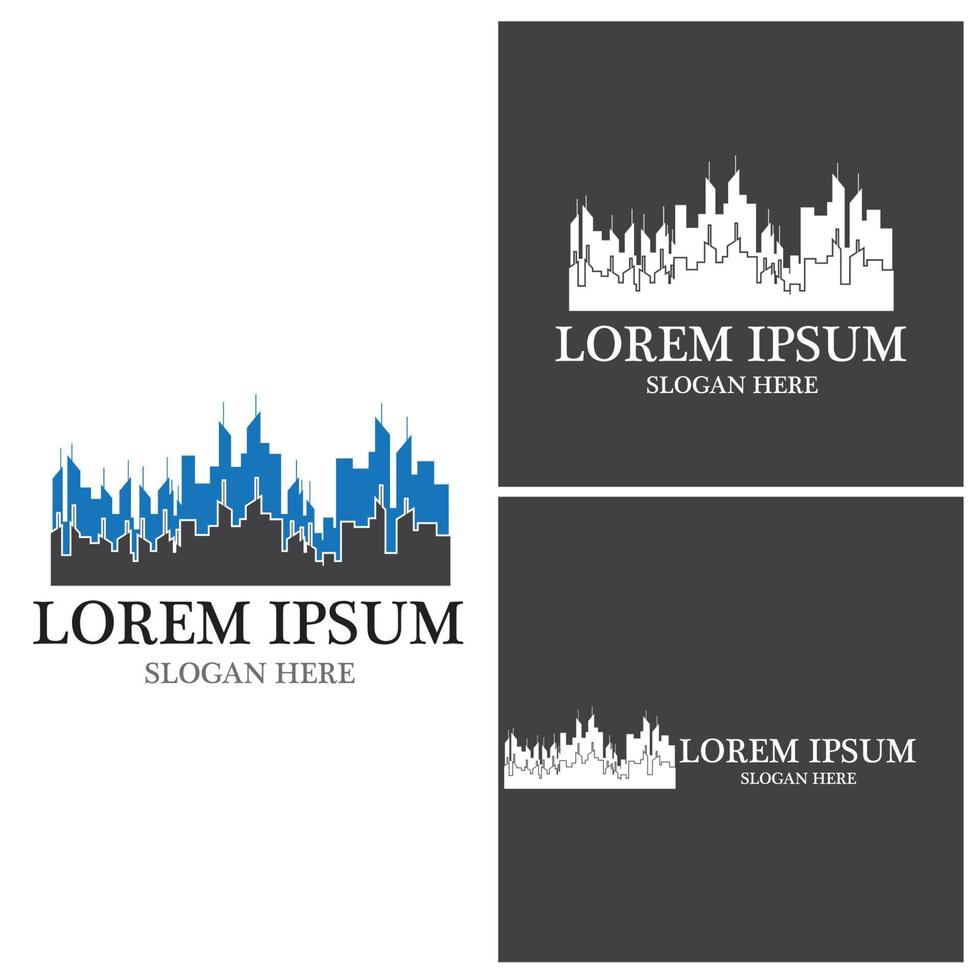 City sky line vector template