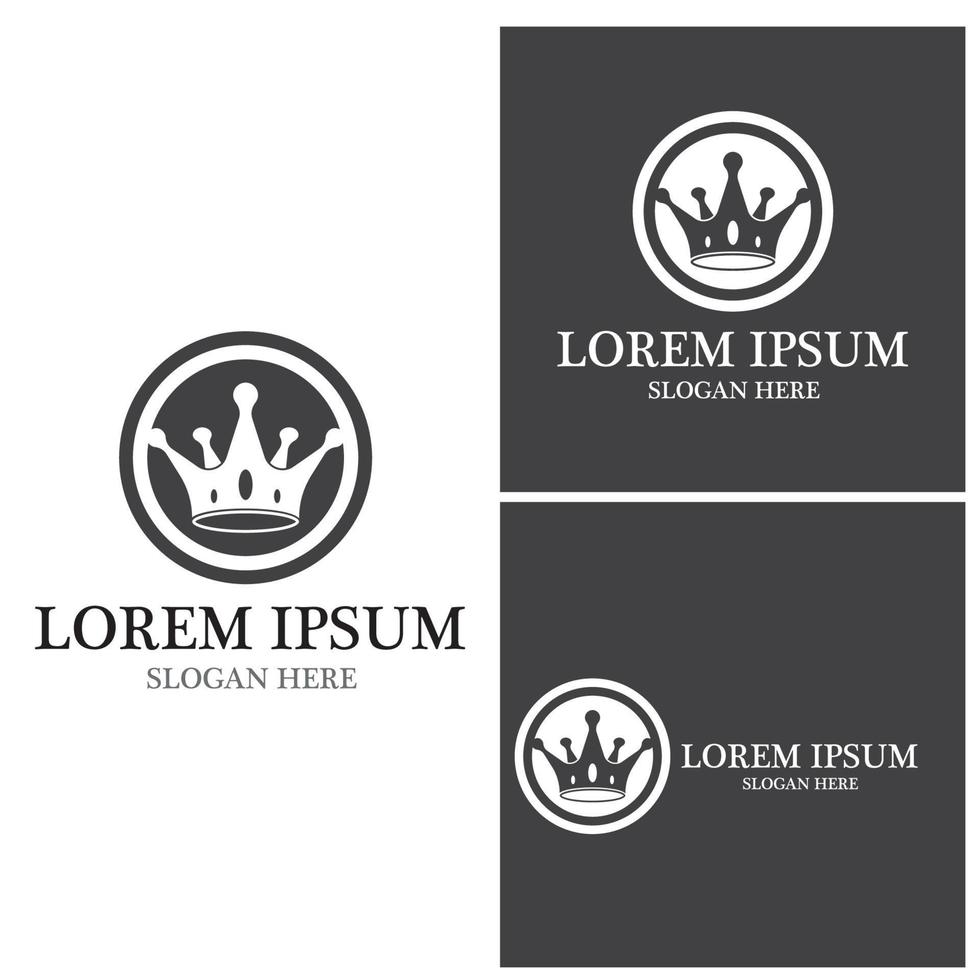 Crown Logo Template vector icon