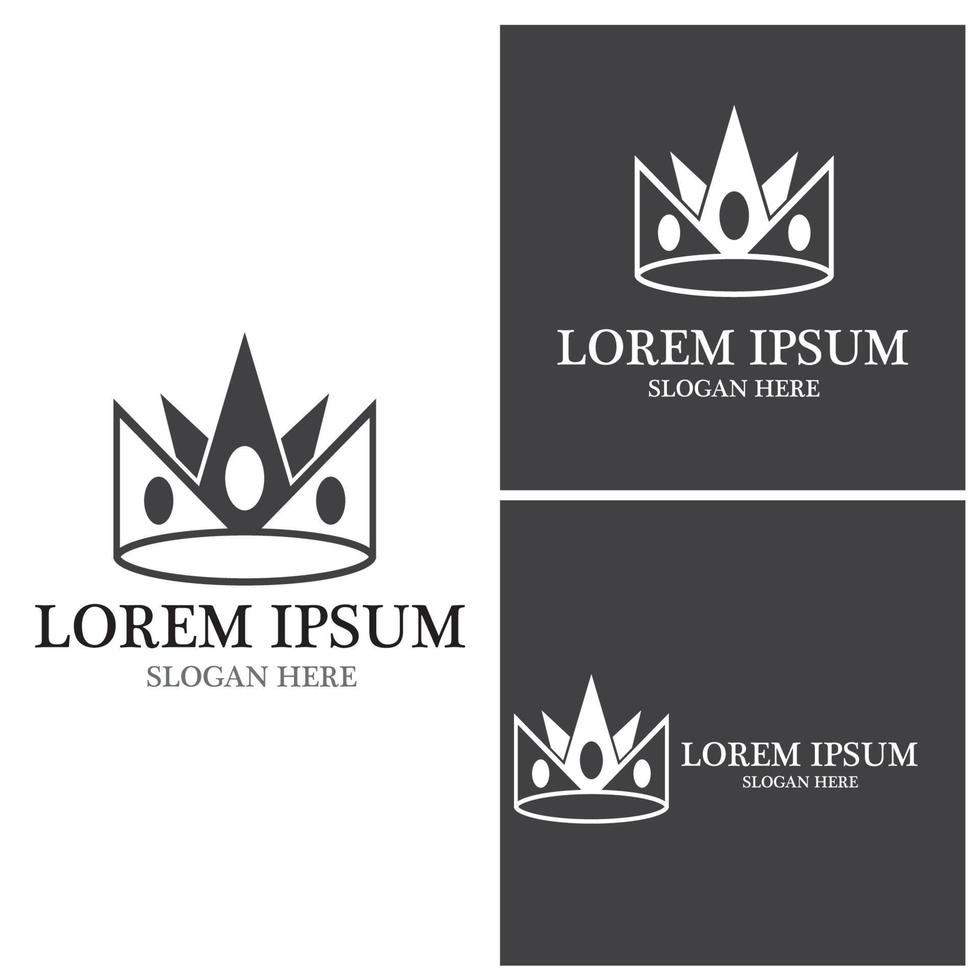 Crown Logo Template vector icon