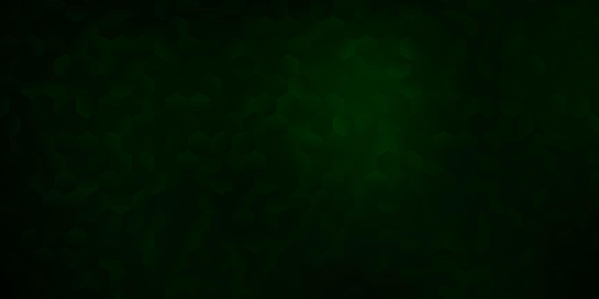 Dark green vector pattern with hexagons. 8216195 Vector Art at Vecteezy