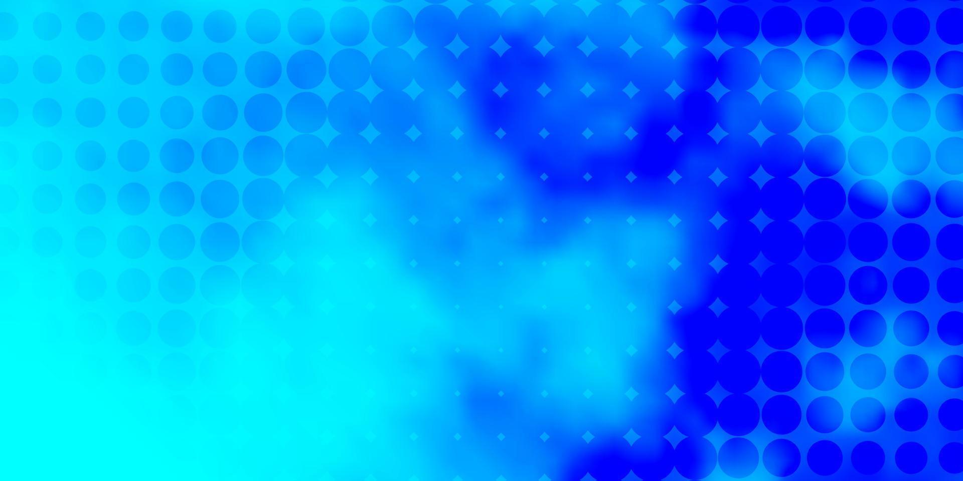 Light BLUE vector background with bubbles.