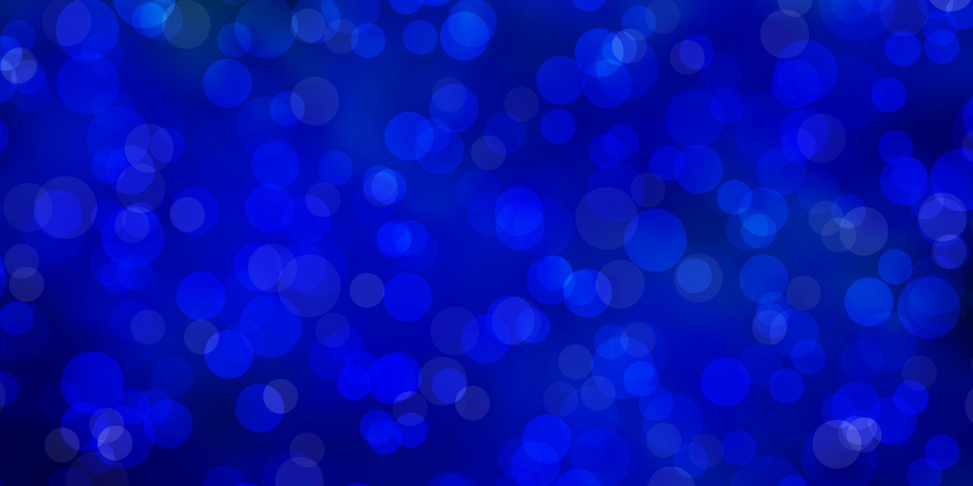 Light BLUE vector background with spots.