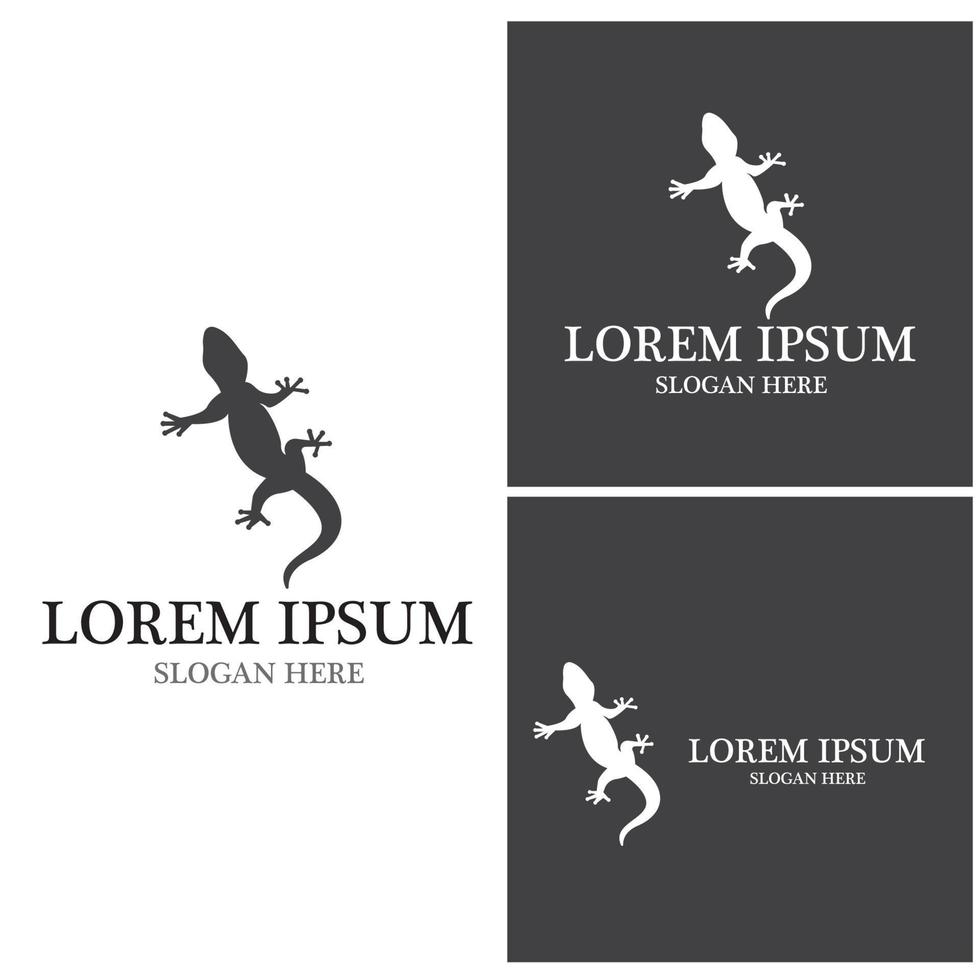 Lizard logo vector template illustration