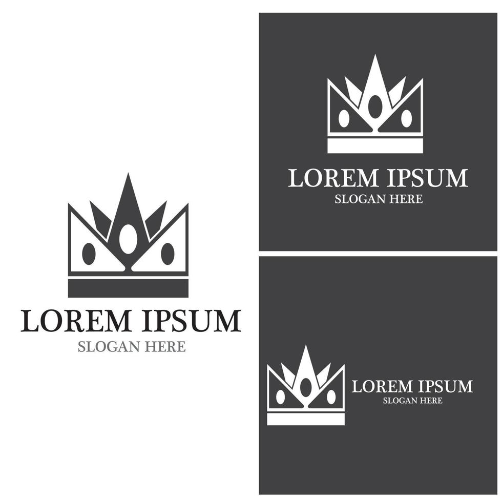 Crown Logo Template vector icon