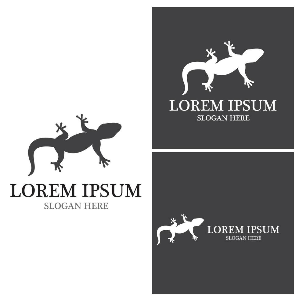 Lizard logo vector template illustration